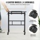 Buy Mobile Standing Desk Height Adjustable 670-1140mm 0-45° Tilt Desktop 20kg Loading with Gas Spring 360° Swivel Casters Lockable Computer Table for Home Office