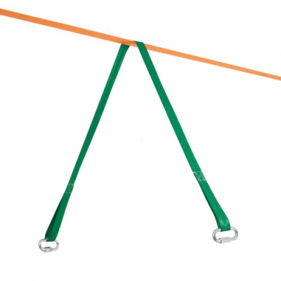 VEVOR Correa de Equilibrio de 60 pies Carga 500 libras Juego Completo con Protector de Árbol Entrenador de Brazo Curso de Equilibrio de Fácil Configuración para Niños Adultos Principiantes y Avanzados