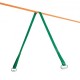 Comprar Correa de Equilibrio de 60 pies Carga 500 libras Juego Completo con Protector de Árbol Entrenador de Brazo Curso de Equilibrio de Fácil Configuración para Niños Adultos Principiantes y Avanzados