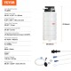 Buy Fluid Extractor Suction Vacuum Pump 15L Pneumatic/Manual Engine Oil Change with Pressure Gauge Suction Hose Oil Change for Automotive Fluid Evacuation Under Vacuum