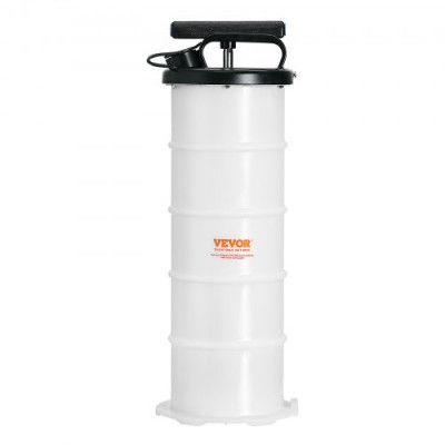 VEVOR Extractor de Fluido Bomba de Vacío de Succión 6,5 L Cambio Manual de Aceite del Motor con Manómetro y Manguera de Succión para Cambio de Aceite Aspiradora de Evacuación de Fluidos Automotrices