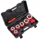 Buy Ratchet Pipe Threading Kit 1/4" NPT ~ 1-1/4" NPT Portable Manual Plumber Die Set 6 NPT Dies Storage Case for Plumbing Aluminum Iron Copper Pipes