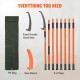 Buy Pruning Saw Tree Pruning Pruning Shears Telescopic Pruning Saw 2.24-8.24 m Extendable Pole Saw with Cutting Steel Blade