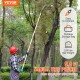 Buy Telescopic Pruning Saw 1.4-3m Extendable Pole Saw Manual Pruning Saw with Sharp Steel Blade with 8 Aluminum Alloy Poles for Pruning High Branches Palm Trees Shrubs