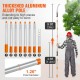 Buy Telescopic Pruning Saw 1.4-3m Extendable Pole Saw Manual Pruning Saw with Sharp Steel Blade with 8 Aluminum Alloy Poles for Pruning High Branches Palm Trees Shrubs