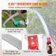 Buy Telescopic Pruning Saw 1.4-3m Extendable Pole Saw Manual Pruning Saw with Sharp Steel Blade with 8 Aluminum Alloy Poles for Pruning High Branches Palm Trees Shrubs