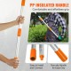 Buy Telescopic Pruning Saw 1.4-3m Extendable Pole Saw Manual Pruning Saw with Sharp Steel Blade with 8 Aluminum Alloy Poles for Pruning High Branches Palm Trees Shrubs