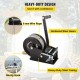 Buy Manual Winch with 10m Steel Cable Diameter 6mm Manual Wire Winch with Hook Maximum Load 1588kg Hand Crank Winch Galvanized Steel for Boats Ships Jet Skis