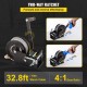 Buy Manual Winch with 10m Steel Cable Diameter 6mm Manual Wire Winch with Hook Maximum Load 1588kg Hand Crank Winch Galvanized Steel for Boats Ships Jet Skis