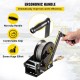 Buy Manual Winch with 10m Steel Cable Diameter 6mm Manual Wire Winch with Hook Maximum Load 1588kg Hand Crank Winch Galvanized Steel for Boats Ships Jet Skis