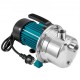 Koop Booster-jetpomp 800 W draagbare tuinpomp 3700 l/u ondiepe putpomp roestvrij staal 220-240 V hefhoogte 40 m druk 4,8 bar voor irrigatie wateroverdracht gazon