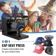 Buy in 1 Hat Heat Press Machine 580W Manual Transfer Press Multifunctional Heat Press Sublimation Machine