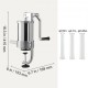 Buy Manual Sausage Stuffer 1.5L Capacity Stainless Steel Tabletop Vertical Sausage Stuffer with 3 Stuffing Tubes for 16mm/19mm/22mm Churros Sausages for Restaurant Supermarket