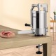 Buy Manual Sausage Stuffer 1.5L Capacity Stainless Steel Tabletop Vertical Sausage Stuffer with 3 Stuffing Tubes for 16mm/19mm/22mm Churros Sausages for Restaurant Supermarket