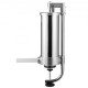 Buy Manual Sausage Stuffer 3L Capacity Stainless Steel Tabletop Vertical Sausage Stuffer with 3 Stuffing Tubes for 16mm/19mm/22mm Churros Sausages for Restaurant Supermarket