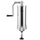 Buy Manual Sausage Stuffer 3L Capacity Stainless Steel Tabletop Vertical Sausage Stuffer with 3 Stuffing Tubes for 16mm/19mm/22mm Churros Sausages for Restaurant Supermarket