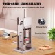 Buy Manual Sausage Stuffer 3L Capacity Stainless Steel Tabletop Vertical Sausage Stuffer with 4 Stuffing Tubes for 15mm/21mm/30mm/37mm Churros Sausage for Restaurant Supermarket