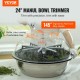 Buy 24"/61 cm Manual Bud Trimmer with Stainless Steel Blades Bud Leaf Stripper Visible Spiral Cut Hand Pruner Includes Herb Drying Bag, 610 x 610 x 520 mm