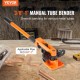 Buy Manual Pipe Bender 3/8" to 1" Ratchet Tube Bender 10-25mm 7 Dies for Bending Copper and Aluminum Pipes at 180° for HVAC Air Conditioning Refrigerator Automobiles