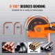 Buy Manual Pipe Bender 3/8" to 1" Ratchet Tube Bender 10-25mm 7 Dies for Bending Copper and Aluminum Pipes at 180° for HVAC Air Conditioning Refrigerator Automobiles