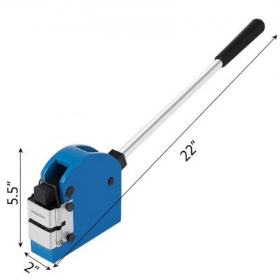 Máquina de Doblado de Tuberías, 65 x 160 x 140 mm Curvadora de Tubos, Calibre 16/18/20 para Aluminio Calibre/ Acero Suave/ Acero Inoxidable Dobladora de Tubos para Doblar Materiales Metálicos