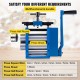 Kaufen Sie Manuelle Kombinationswalzmaschine, 112 mm, 2 Schlitzformen, Kombinations-Schmuckroller-Laminiergerät, 112 x 48 cm, Schmuckwalzmaschine zum Rollen von Blechdrähten