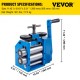 Buy Manual Combination Rolling Machine 112mm 2 Ways Slots Combination Jewelry Roller Rolling Mill 112x48cm Jewelry Rolling Machine for Metal Sheet Wire Rolling