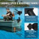 Buy Electric Trolling Motor 25kg Thrust Electric Boat Motor 24V Variable Speed Stainless Steel Boat Motor 76cm 30A 1700rpm for Trolling Boats Kayak Inflatable Boat Canoe