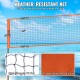 Comprar Red de voleibol cuadrada de 4, juego de red de bádminton de altura ajustable para césped de playa, red de voleibol portátil al aire libre con bolsa de transporte, montaje rápido, al aire libre