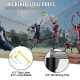 Comprar Red de voleibol cuadrada de 4, juego de red de bádminton de altura ajustable para césped de playa, red de voleibol portátil al aire libre con bolsa de transporte, montaje rápido, al aire libre