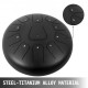 Comprar 12\'\' Acero Tambor De Lengua Handpan Mayor 11 Notas Tankdrum Con Bolso Mazos