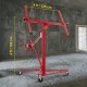 Buy Crane Lifter Plate Panels 11 pieces Plasterboard Lifter with wheels red Carbon steel 122 x 488cm Plasterboard Assembly Aid Forklift