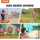 Buy 20" Archery Target Portable Handmade Traditional Straw Target 2.5" Thickness 3-Layer Outdoor Archery Training Accessory, Bows and Crossbows