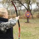 VEVOR Objetivo de Tiro con Arco de 50,8 cm Objetivo de Paja Tradicional Hecho a Mano Portátil Espesor de 2,5