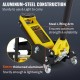 Buy Low Profile Floor Jack 1.5 Ton 585x250x137mm Low Profile Trolley Jack Dual Hydraulic Pump Low Lift Tool, Aluminum & Steel Material Wide Lifting Range