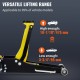 Buy Low Profile Floor Jack 2.5 Ton 71x32x15cm Low Profile Trolley Jack Dual Hydraulic Pump Low Lift Tool, Aluminum and Steel Material, Wide Lifting Range