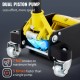 Buy Low Profile Floor Jack 2.5 Ton 71x32x15cm Low Profile Trolley Jack Dual Hydraulic Pump Low Lift Tool, Aluminum and Steel Material, Wide Lifting Range