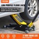 Buy Low Profile Floor Jack 3 Ton 74x32.5x15cm Low Profile Trolley Jack Dual Hydraulic Pump Low Lift Tool, Aluminum and Steel Material, Wide Lifting Range