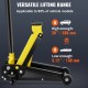 Buy Low Profile Steel Jack Max Load 3T Hydraulic Car Jack Lifting Range 130-508mm Single Hydraulic Pump Trolley Jack for Family Cars, Trucks, SUVs