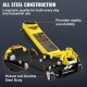 Buy Low Profile Steel Jack Max Load 3T Hydraulic Car Jack Lifting Range 85-500mm Double Hydraulic Pump Trolley Jack for Family Cars, Trucks, SUVs