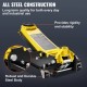 Buy Low Profile Steel Jack Max Load 4T Hydraulic Car Jack Lifting Range 100-533mm Double Hydraulic Pump Trolley Jack for Family Cars, Trucks, SUVs