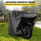 Kaufen Sie 600D Oxford Tuch Motorradabdeckung Motorradabdeckung 345 cm x 137 cm x 180 cm UV-beständige Motorradabdeckung Wasser Regen Staub