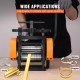 Buy Jewelry Rolling Mill Width 45mm Jewelry Rolling Mill Thickness 0-6mm Adjustable Gear Ratio 1:2.4 for Jewelry Making Processing Sheet Metal Gold Silver Ring Bracelet Workshop