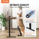 Buy Adjustable Height Standing Desk 0.72-1.1m Lift Table with 1.2 x 0.6m Drawer Electric Standing Desk 15.4mm/s Lift Metal Frame 82kg Load for Home Office