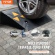 Koop 10,8 cm verhogingsdrempel 1 stuk rubberen oprijplaten voor trottoirs belasting 15 T rolstoeloprit met stabiele roosterstructuur voor doorgang van auto's motorfietsen 50x30x10,8 cm