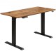 Comprar Escritorio de Pie de Altura Ajustable 0,72-1,1 m Mesa Elevable Escritorio de 1,2 x 0,6 m Escritorio Eléctrico de Pie Elevación de 15,4 mm/s Estructura Metálica Carga de 82 kg para Hogar Oficina