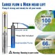 Buy Deep Well Pump 750W Motor Submersible Well Pump 230V 50Hz Submersible Water Pump for Wells Max Flow 100L/min Well Pump for Farmland Factories Mines