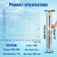 Buy Deep Well Pump 750W Motor Submersible Well Pump 230V 50Hz Submersible Water Pump for Wells Max Flow 100L/min Well Pump for Farmland Factories Mines