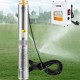 Buy Deep Well Pump 370W Motor Submersible Well Pump 230V 50Hz Submersible Well Water Pump Max Flow 110L/min with External Control Box for Farmland Mines