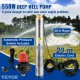 Buy Deep Well Pump 550W Motor Submersible Well Pump 230V 50Hz Submersible Well Water Pump Max Flow 50L/min with Automatic Switch for Farmland Mines